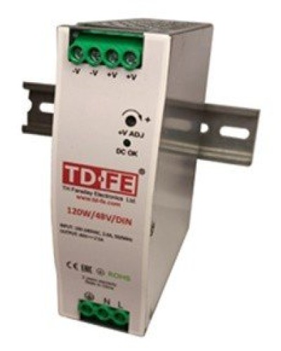 120W/48V/DIN. Блок питания. FARADAY в Ессентуках