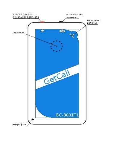 GC-3001T1. Переговорное устройство ремонтной связи. GETCALL в Ессентуках