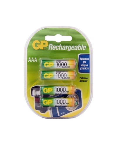GP 100AAAHC AAA (GP 100AAAHC-2DECRC4), упак. 4 шт.. Перезаряжаемые аккумуляторы. GP Batteries в Ессентуках