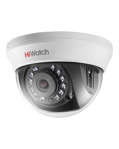 DS-T201(B) (2.8мм). Бюджетная видеокамера мультиформатная купольная. HiWatch в Ессентуках