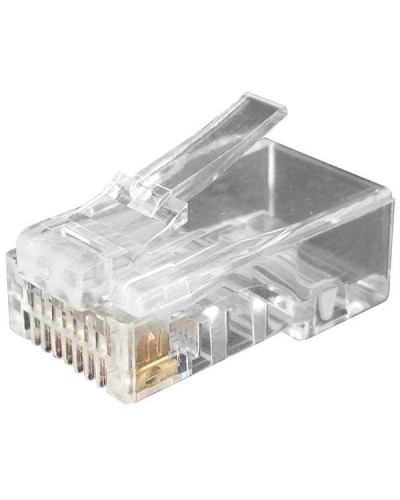 PLUG-8P8C-U-C6-100 (100 шт). Разъем RJ-45. Hyperline в Ессентуках