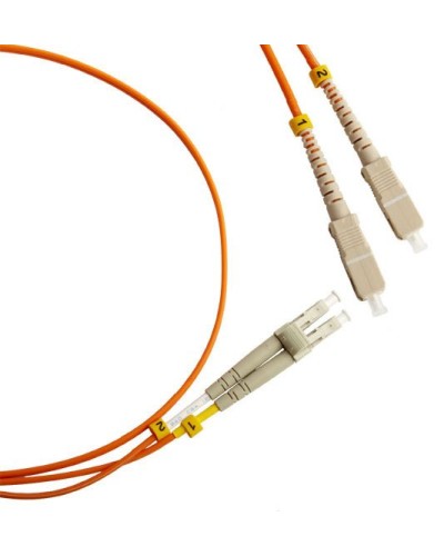 FC-D2-50-LC/PR-SC/PR-H-1M-LSZH-OR. Патч-корд волоконно-оптический LC-SC. Hyperline в Ессентуках