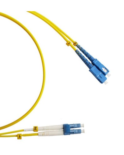 FC-D2-9-LC/UR-SC/UR-H-3M-LSZH-YL. Патч-корд волоконно-оптический LC/UPC-SC/UPC. Hyperline в Ессентуках
