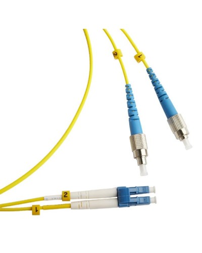 FC-D2-9-FC/UR-LC/UR-H-1M-LSZH-YL. Патч-корд волоконно-оптический FC/UPC-LC/UPC. Hyperline в Ессентуках