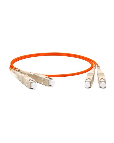 FC-D2-50-SC/PR-SC/PR-H-1M-LSZH-OR. Патч-корд волоконно-оптический SC-SC. Hyperline в Ессентуках