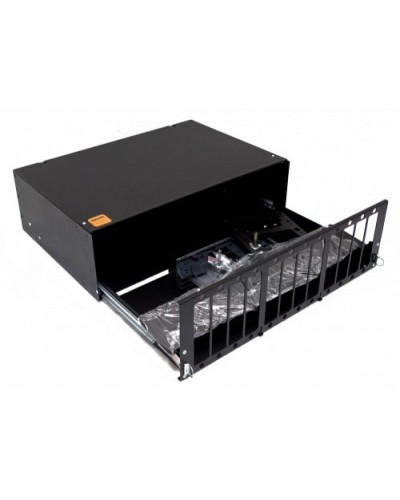 FO-19R-3U-12xSLT-W140H42-96UN-BK. Кросс оптический 19. Hyperline в Ессентуках