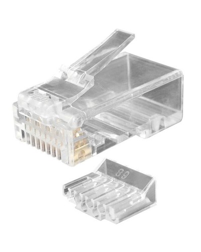 PLUG-8P8C-UV-C6-100 (100 шт). Разъем RJ-45. Hyperline в Ессентуках