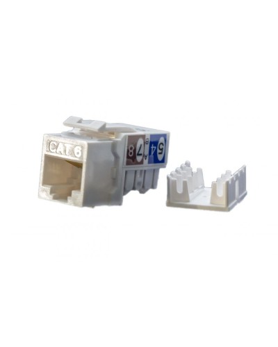 KJ9-8P8C-C6-90-WH. Вставка Keystone Jack RJ-45. Hyperline в Ессентуках