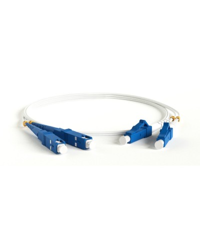 FC-D2-9A1-LC/UR-SC/UR-H-3M-LSZH-WH. Патч-корд волоконно-оптический LC-SC. Hyperline в Ессентуках