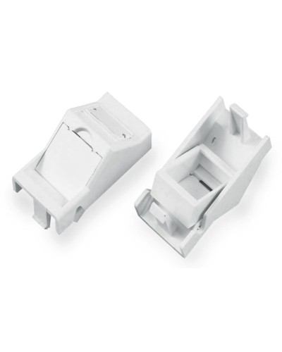 SIP2A-1K-M45-22.5. Вставка угловая 45x22.5 (аналог Mosaic) для 1 модуля формата Keystone Jack. Hyperline в Ессентуках