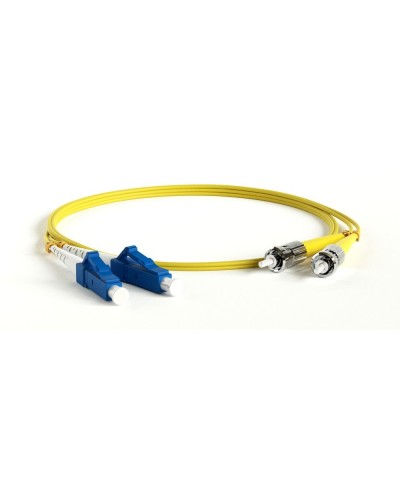 FC-D2-9-LC/UR-ST/UR-H-3M-LSZH-YL. Патч-корд волоконно-оптический одномодовый. Hyperline в Ессентуках