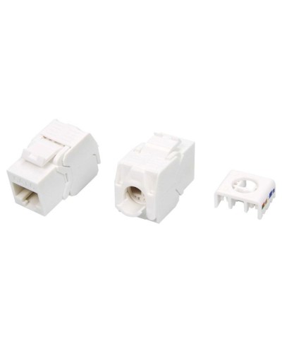 KJ8-8P8C-C6-180-TLS-WH. Вставка Keystone Jack RJ-45. Hyperline в Ессентуках