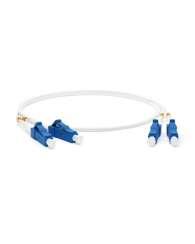 FC-D2-9A1-LC/UR-LC/UR-H-1M-LSZH-WH. Патч-корд волоконно-оптический LC-LC. Hyperline в Ессентуках