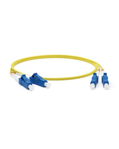 FC-D2-9-LC/UR-LC/UR-H-20M-LSZH-YL. Патч-корд волоконно-оптический одномодовый. Hyperline в Ессентуках