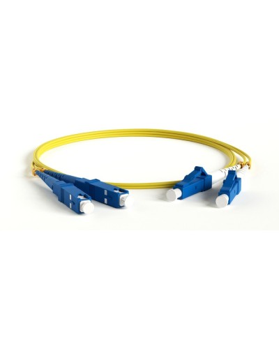 FC-D2-9-LC/UR-SC/UR-H-1M-LSZH-YL. Патч-корд волоконно-оптический LC/UPC-SC/UPC. Hyperline в Ессентуках