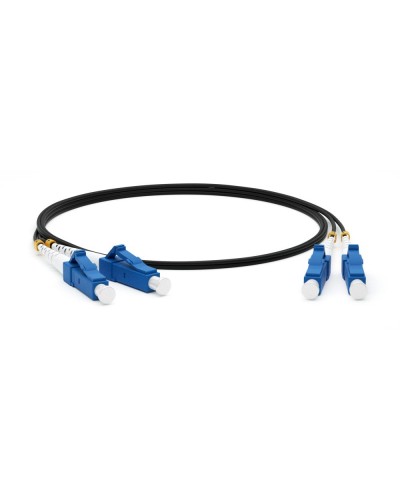 FC-D2-9-LC/UR-LC/UR-H-25M-LSZH-BK. Патч-корд волоконно-оптический одномодовый. Hyperline в Ессентуках