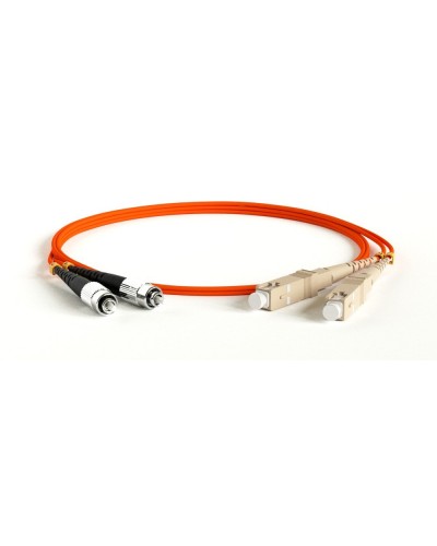 FC-D2-50-FC/PR-SC/PR-H-1M-LSZH-OR. Патч-корд волоконно-оптический SC-FC. Hyperline в Ессентуках