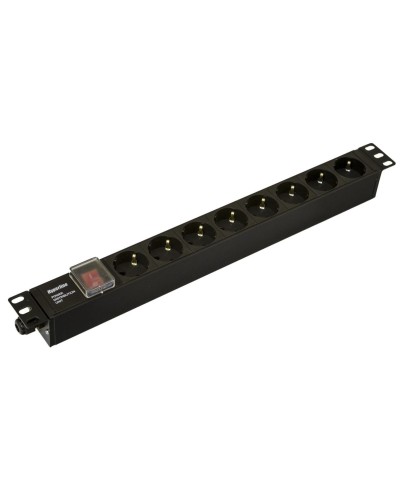 SHE19-8SH-S-CB. Блок розеток 19. Hyperline в Ессентуках