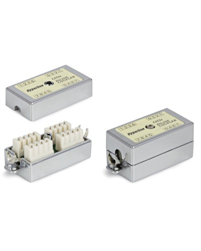 CA-IDC-C5e-SH-F-WH. Проходной адаптер экранированный. Hyperline в Ессентуках