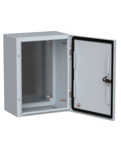 ЩМП-40.30.20 УХЛ1 IP66 400x300x200 TITAN 5 (TI5-10-N-040-030-020-66). Шкаф металлический с монтажной платой. IEK в Ессентуках