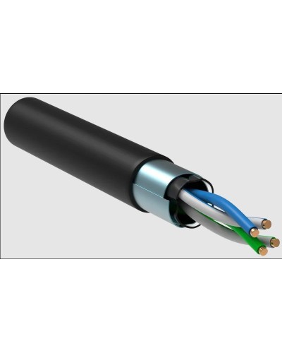 GENERICA F/UTP 5E 24AWG 2PR LDPE 1м черный 305м (BC3-C5E02-339-305-R-G). Кабель «витая пара» (LAN) для структурированных систем связи. IEK в Ессентуках