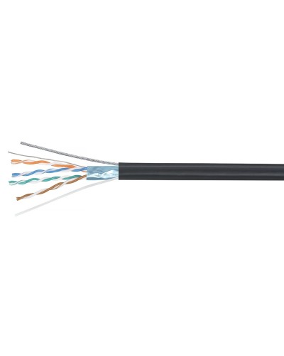 GENERICA F/UTP кат. 5E 100МГц 4 пары LDPE OUTDOOR трос 1,2мм черный (BC3-C5E04-359-305-G). Кабель «витая пара» (LAN) для структурированных систем связи. IEK в Ессентуках