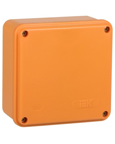 Коробка распаячная огнестойкая ПС 100х100х50 6P 4мм² IP44 гладкие стенки (UKF20-100-100-050-6-4-09). Коробка распаячная огнестойкая безгалогенная (HF). IEK в Ессентуках