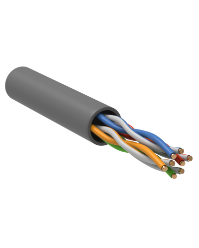 GENERICA U/UTP кат. 5E 100МГц 4 пары PVC INDOOR серый (BC1-C5E04-111-305-G). Кабель «витая пара» (LAN) для структурированных систем связи. IEK в Ессентуках