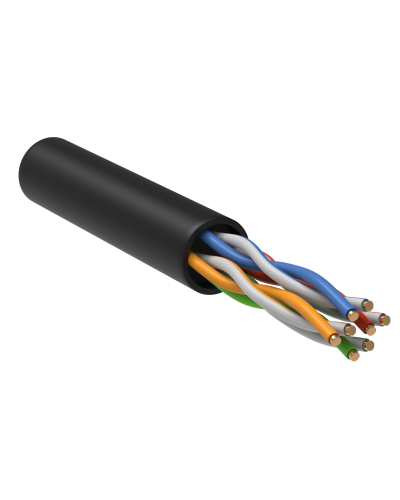 GENERICA U/UTP кат.5E 24AWG 4 пары LDPE черный (BC3-C5E04-139-305-R-G). Кабель «витая пара» (LAN) для структурированных систем связи. IEK в Ессентуках