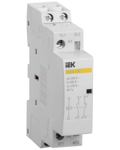 Контактор модульный КМ20-11M AC (MKK11-20-11). Контактор модульный. IEK в Ессентуках
