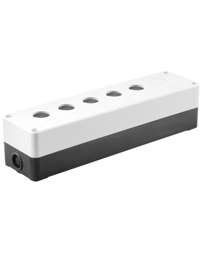 Корпус КП105(6) для кнопок 5(6) мест белый (BKP10-6-K01). Корпус для кнопочных постов. IEK в Ессентуках