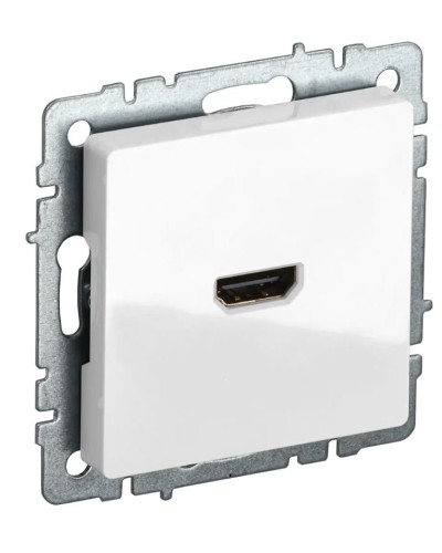 Розетка HDMI РHDMI-0-БрБ белая BRITE (BR-H10-K01). Розетка HDMI. IEK в Ессентуках