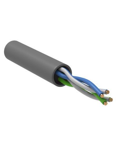 GENERICA U/UTP кат. 5E 100МГц 2 пары PVC INDOOR серый (BC1-C5E02-111-305-G). Кабель «витая пара» (LAN) для структурированных систем связи. IEK в Ессентуках