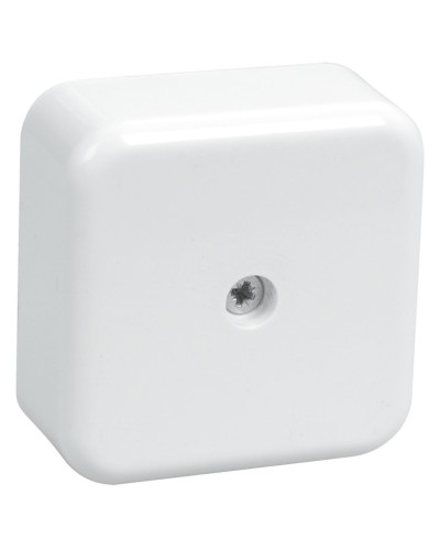 Коробка распаячная КМ41206-01 50х50х20 открытой проводки (4 клеммы 3 мм²) белая (UKO10-050-050-020-K01). Коробка распаячная безгалогенная (HF). IEK в Ессентуках