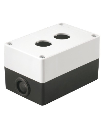 Корпус КП102 для кнопок 2 места белый (BKP10-2-K01). Корпус для кнопочных постов. IEK в Ессентуках