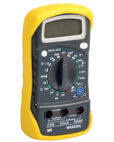 Мультиметр цифровой Master MAS830L (TMD-3L-830). Мультиметр цифровой. IEK в Ессентуках