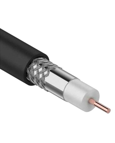 GENERICA RG11 CCS 75Ом FPE PVC черный (CC1-R1F1-119-300-G). Кабель коаксиальный омедненный. IEK в Ессентуках