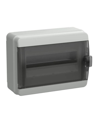 Корпус пластиковый КМПн-12 IP65 TEKFOR (TF5-KP72-N-12-65-K03-K02). Корпус модульный пластиковый черная прозрачная дверь. IEK в Ессентуках