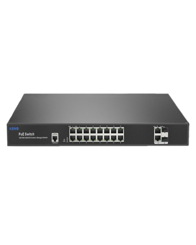 KN-SW1602SFP/M2. Коммутатор с питанием по PoE. KENO в Ессентуках
