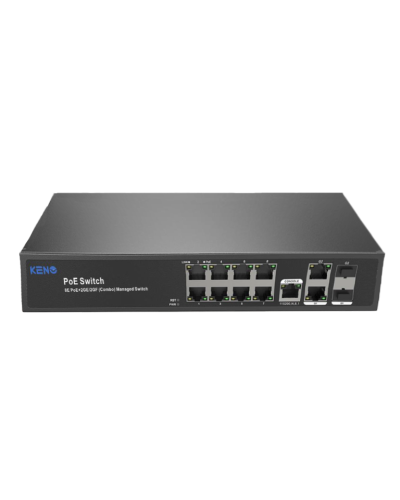 KN-SW802SFP/M2. Коммутатор с питанием по PoE. KENO в Ессентуках