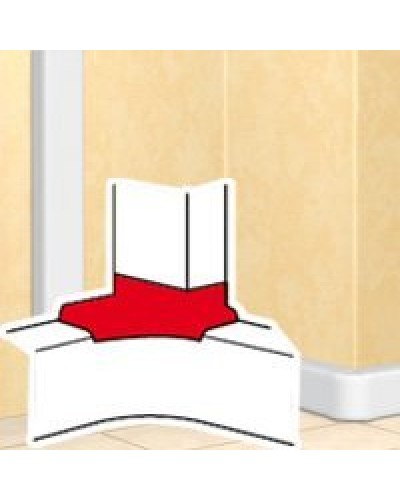 Отвод угловой для короба DLP 35х80/105, 50х80/150 (010763): Отвод угловой в Ессентуках