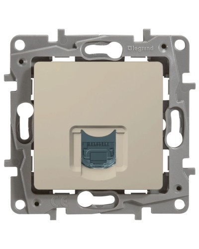 Розетка 5e, UTP, 1хRJ45, ETIKA, слоновая кость (672341). Розетка. LegranD в Ессентуках