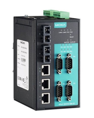 NPort S8455I-SS-SC. 4-портовый преобразователь. MOXA в Ессентуках