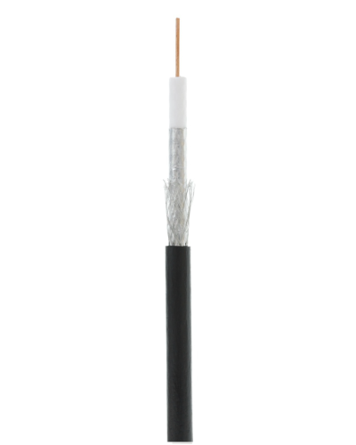 RG-6 CCS, Out, PE (UEC-C2-32123B-BK-3). Кабель коаксиальный омедненный. NETLAN в Ессентуках