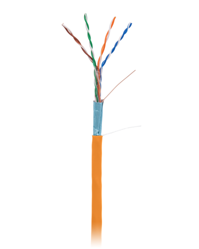 F/UTP 4pair, Cat5e, In, LSZH (EC-UF004-5E-LSZH-OR). Кабель «витая пара» (LAN) для структурированных систем связи. NETLAN в Ессентуках