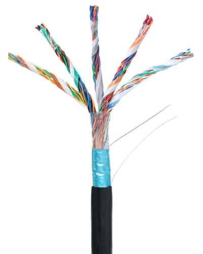 F/UTP 25pair, Cat5, Out, PE (EC-UF025-5-PE-BK-3). Кабель «витая пара» (LAN) для структурированных систем связи. NETLAN в Ессентуках