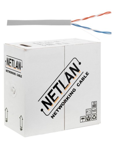 U/UTP 2pair, Cat5, In, PVC, CCA (CCA-UU002-5-PVC-GY) . Кабель «витая пара» (LAN) для структурированных систем связи. NETLAN в Ессентуках