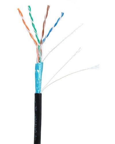 F/UTP 4pair, Cat5е, Out, PE (EC-UF004-5E-PE-BK). Кабель «витая пара» (LAN) для структурированных систем связи. NETLAN в Ессентуках