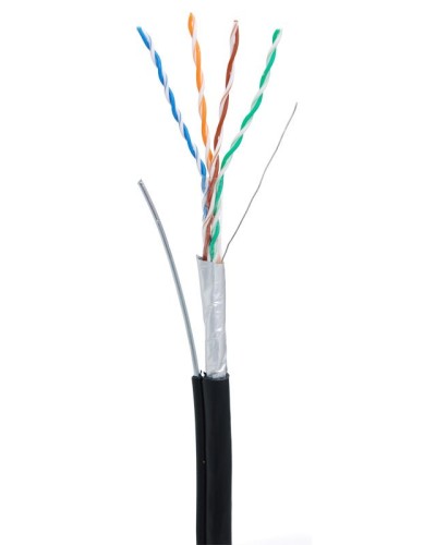 F/UTP 4pair, Cat5e, Out, Sw (EC-UF004-5E-PE-SW-BK). Кабель «витая пара» (LAN) для структурированных систем связи. NETLAN в Ессентуках