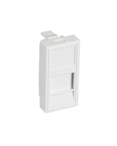 EC-IMH-1-WT-10 (10шт). Вставка 45x45 (Mosaic) для 1 модуля Keystone Jack. NETLAN в Ессентуках